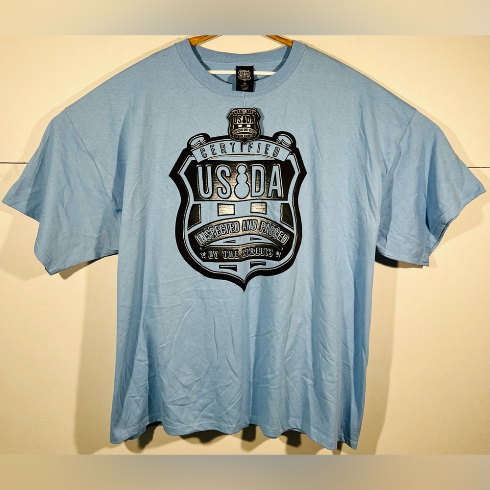 VTG Y2K USDA Young Jeezy Inspected And Passed By The Streets Rap Shirt Men’s 4XL